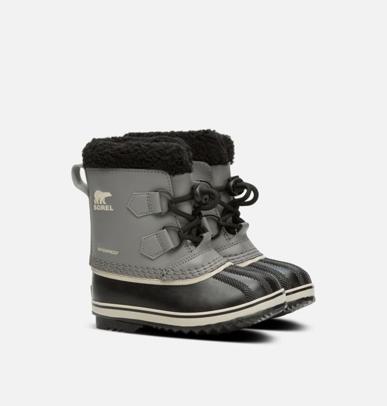 Botas Nieve Sorel Niños - Childrens Yoot Pac™ Tp Negras/Gris - 71369-BKCE